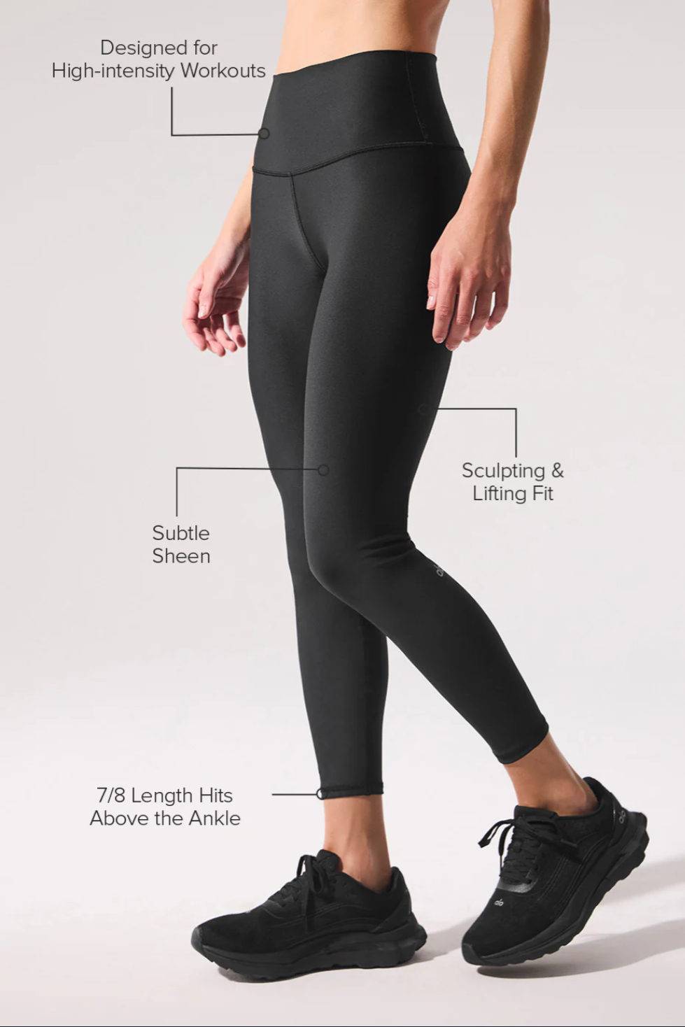 Leggings Alo Airlift de Cintura Alta 7/8