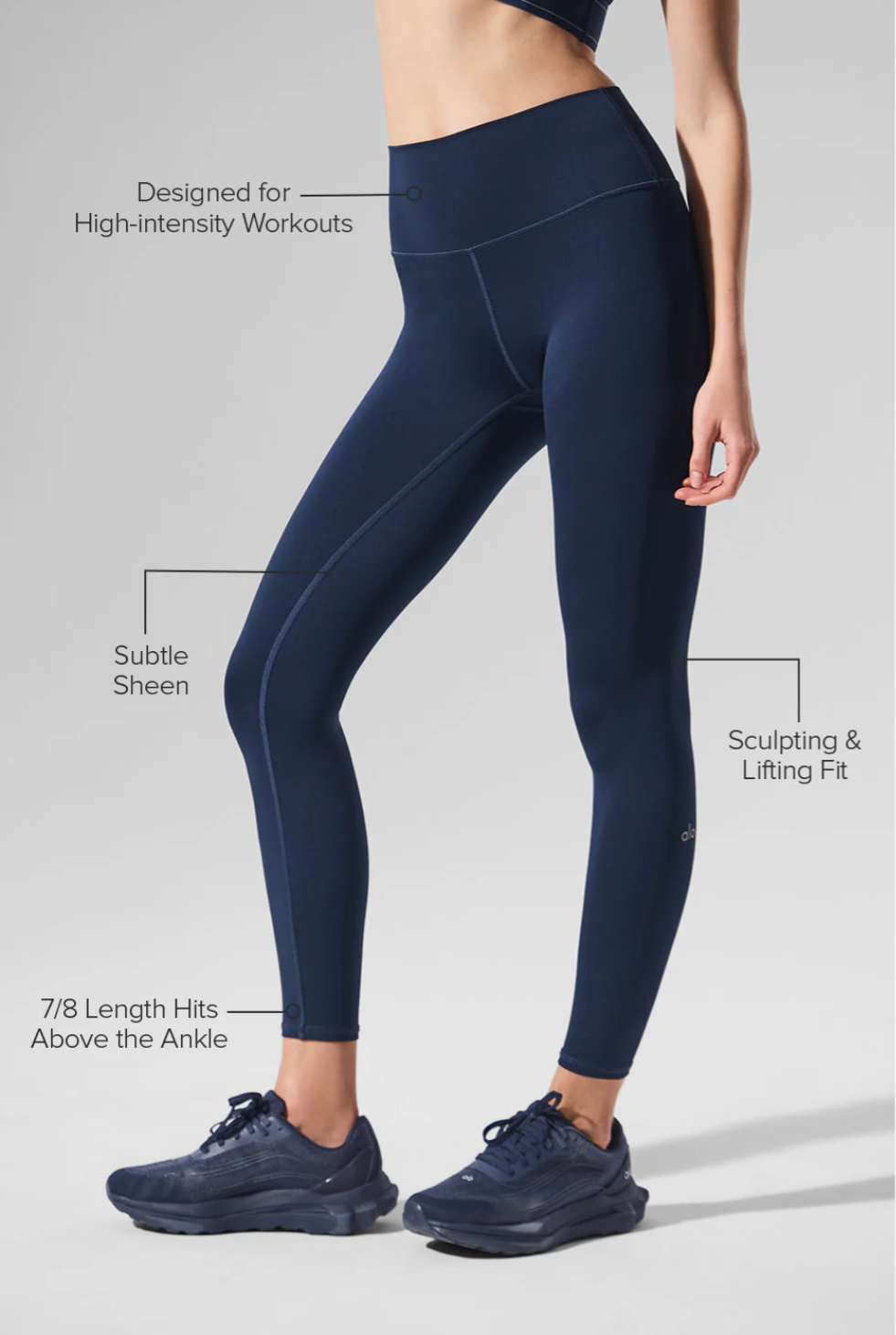 Leggings Alo Airlift de Cintura Alta 7/8