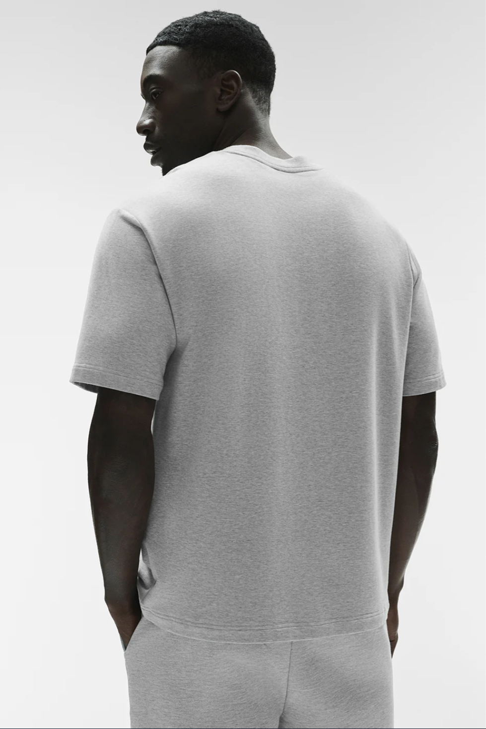 Playera Double Take Alo | Felpa Francesa Micro Suave, Fit Oversized y Manga Extendida