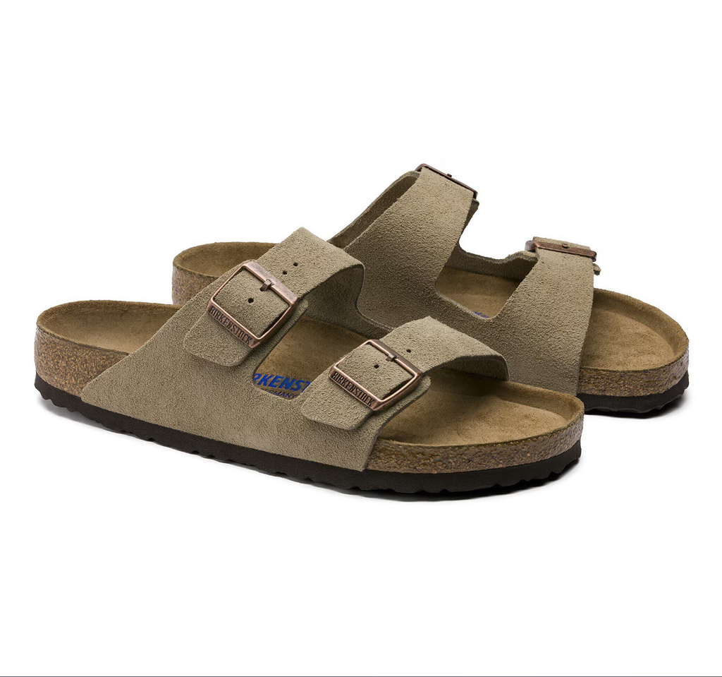 Sandalia Arizona Birkenstock Plantilla Blanda | Ante Natural, Suela EVA y Ajuste Anatómico