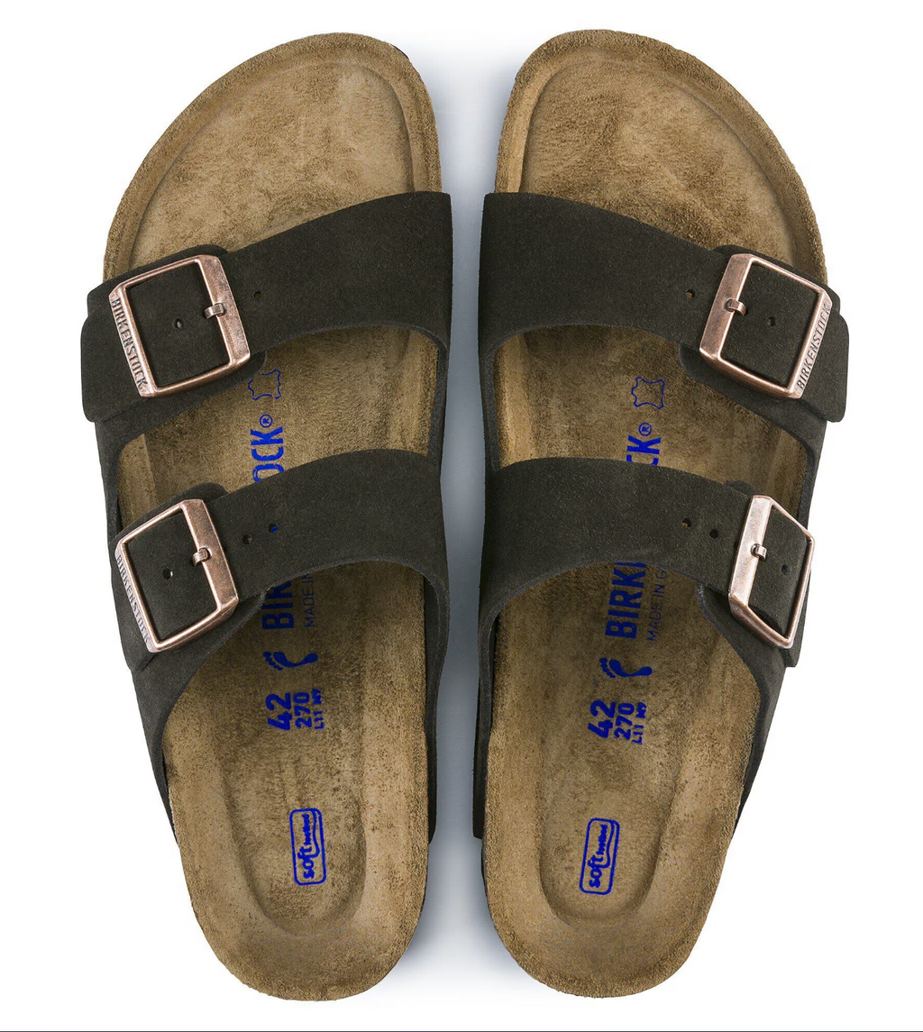 Sandalia Arizona Birkenstock Plantilla Blanda | Ante Natural, Suela EVA y Ajuste Anatómico