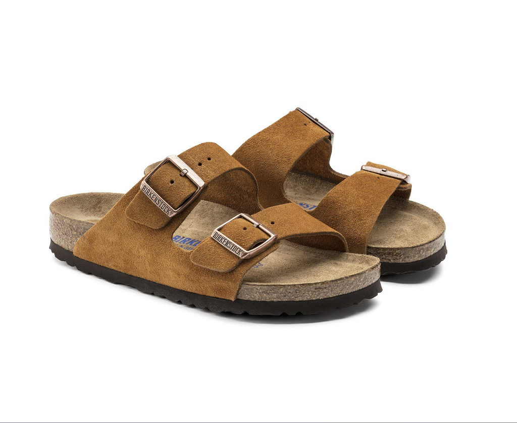 Sandalia Arizona Birkenstock Plantilla Blanda | Ante Natural, Suela EVA y Ajuste Anatómico